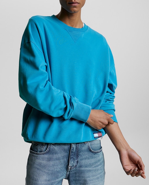 Imagen 0 de Sudadera de hombre roja con cuello redondo Cápsula Tommy x Shawn Mendes