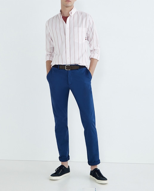 Imagen 0 de Camisa de hombre regular fit de manga larga