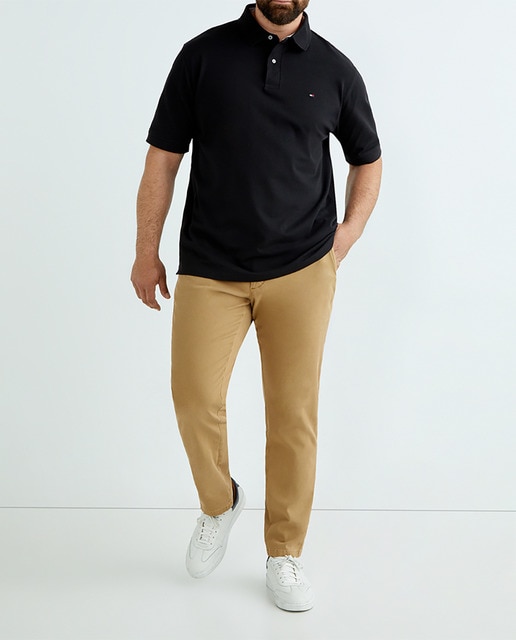 Imagen 0 de Pantalón de hombre Denton straight fit chino estructura, de tallas grandes
