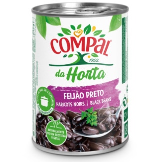 Feijão Preto da Horta lata 410 g - Compal