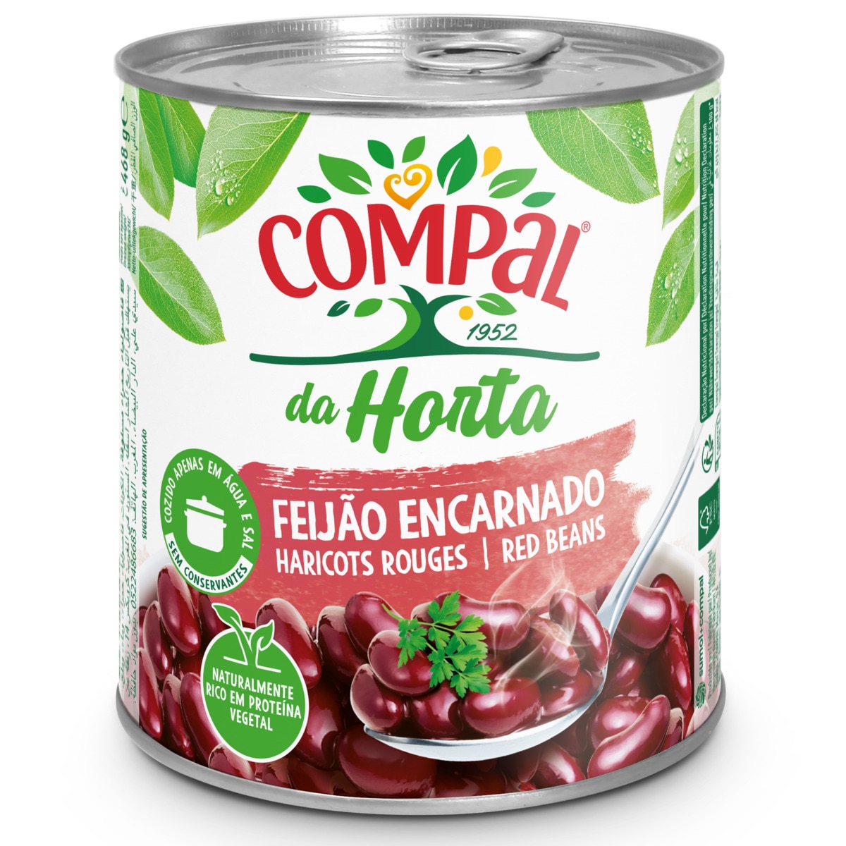 Feijão Encarnado da Horta lata 845 g