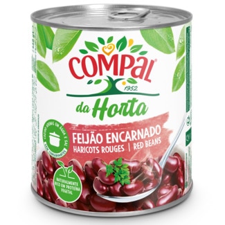 Feijão Encarnado da Horta lata 845 g - Compal