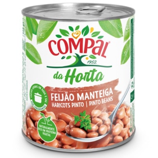 Feijão Manteiga da Horta lata 845 g - Compal