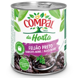 Feijão Preto da Horta lata 845 g - Compal