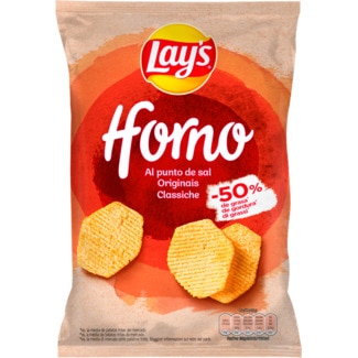 Batatas Fritas Forno Onduladas -50% Gordura embalagem 150 g - Lay's