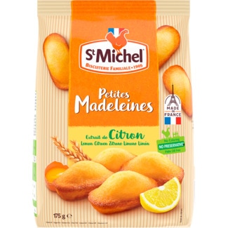 Madalenas sabor Limão caixa 175 g - St Michel