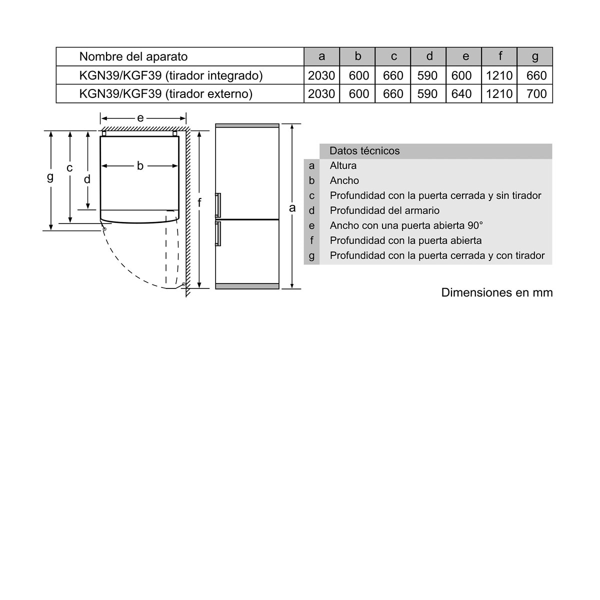 Frigorífico Combi Siemens No Frost - KG39NVIDA Acero Inox-8