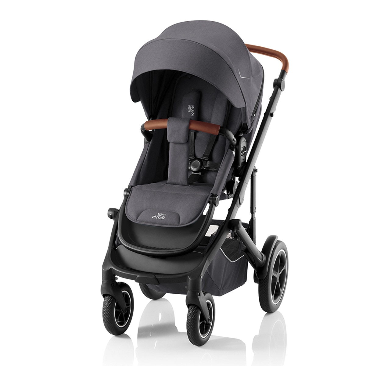 Carrinho de Passeio Reversível SMILE 5Z (Nascimento - 22 kg) Cinzento-1