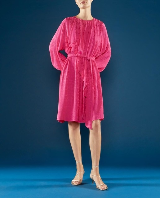 Imagen 0 de Vestido corto de mujer con volante