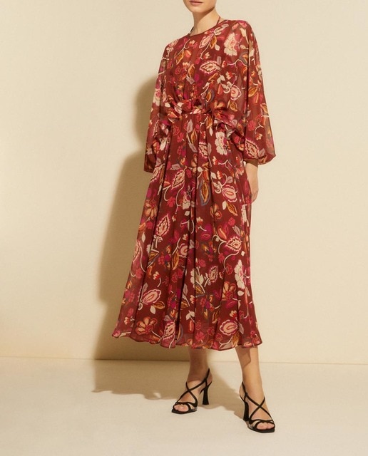 Imagen 0 de Vestido midi fluído