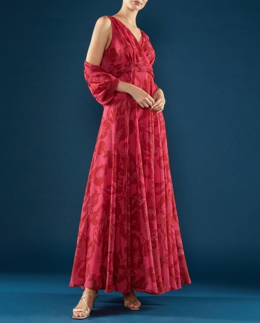 Imagen 0 de Vestido largo fluido sin mangas