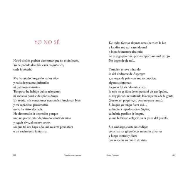 No vine a ser carne(Tapa blanda) 4
