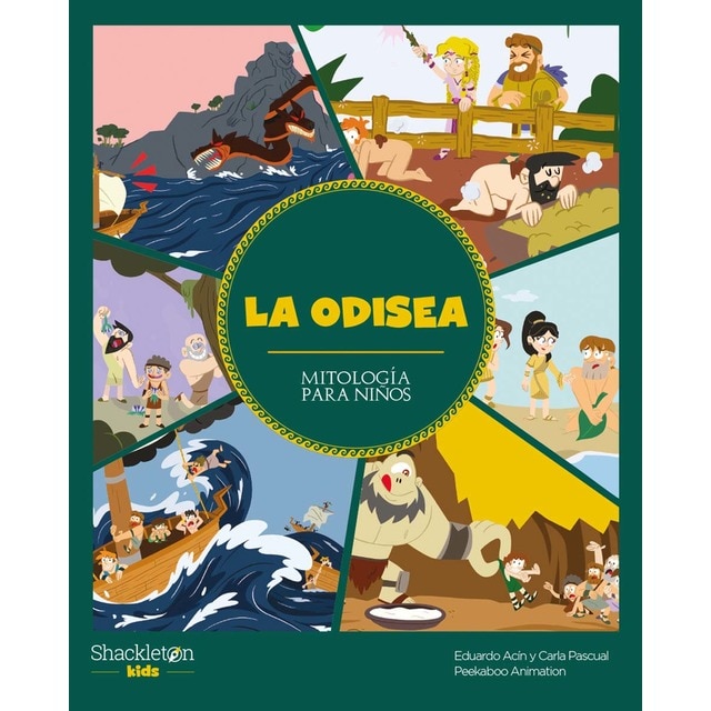 Imagen 0 de La Odisea: Las mejores historias de la mitología griega y romana, convertidas en preciosos cuentos para niños.  (Tapa dura)