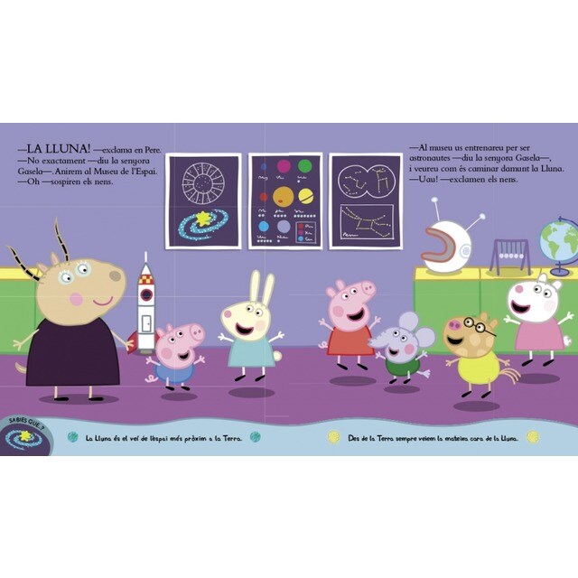 Peppa Pig. Un conte - La Pepa viatja a la lluna (Capa dura) 2