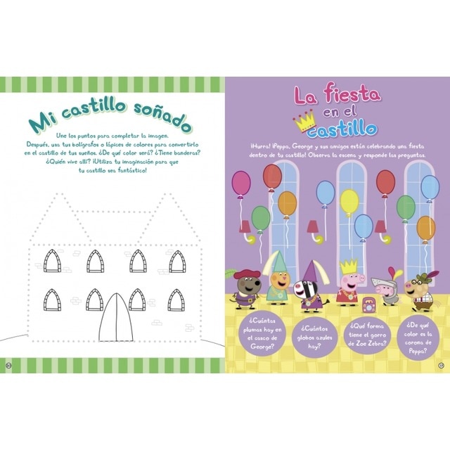Peppa Pig. Cuaderno de actividades - El castillo más grande de la clase  (Tapa blanda) 3