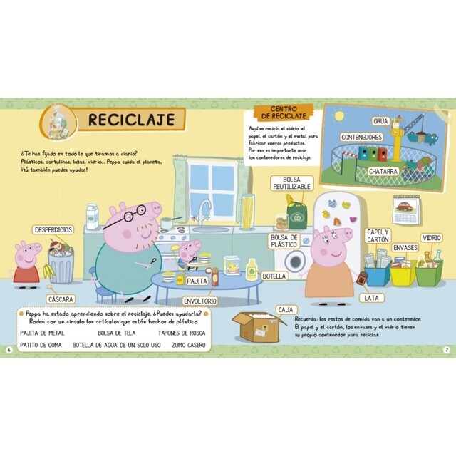 Peppa Pig. Primeros aprendizajes - Aprendo con Peppa. ¡Salvemos el planeta!  (Tapa dura) 3
