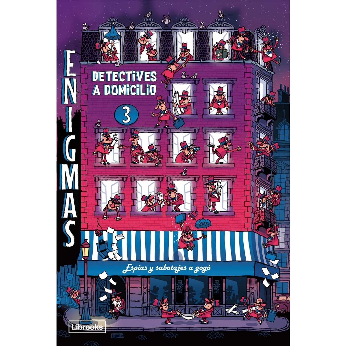 Imagem 0 de Enigmas. Detectives a domicilio 3: Espías y sabotajes a gogó (Capa mole com abas)