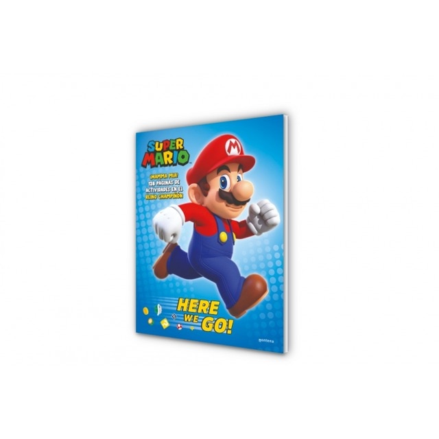 Super Mario - Here we go! (edición en español): ¡Mamma mia! 128 páginas de actividades en el Reino Champiñón  (Tapa blanda) 4