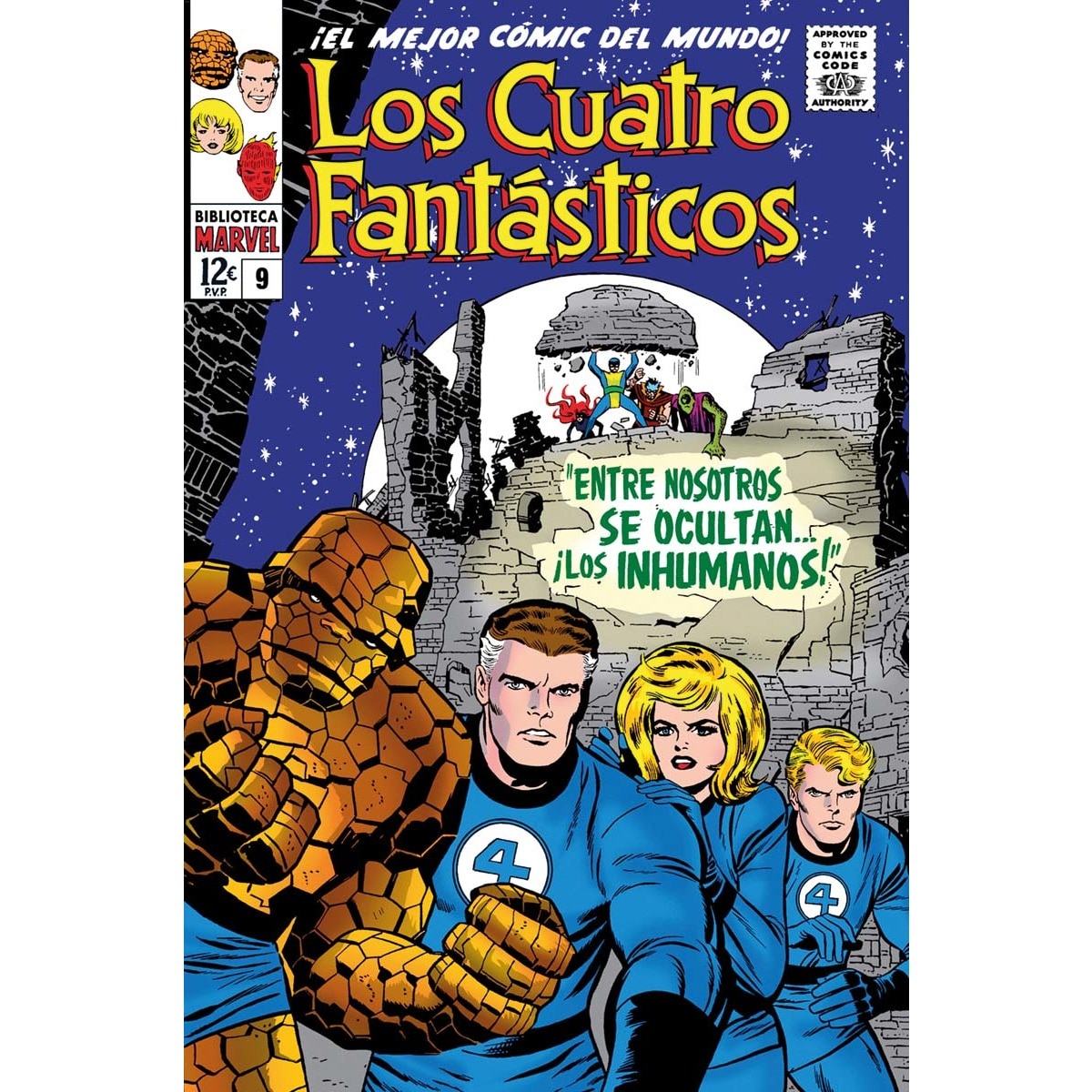 Imagem 0 de Biblioteca marvel los 4 fantásticos 9. 1965-66: fantastic four 43-47, annual 3 (Capa mole)