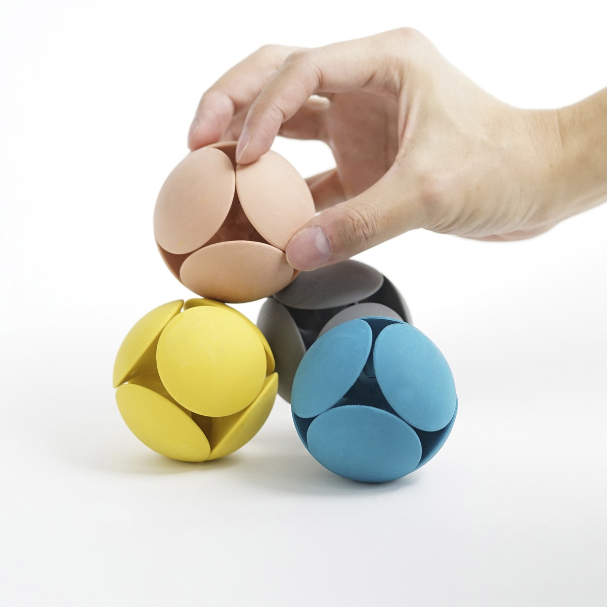 Borracha multifuncional HMM amarelo Amarelo-11