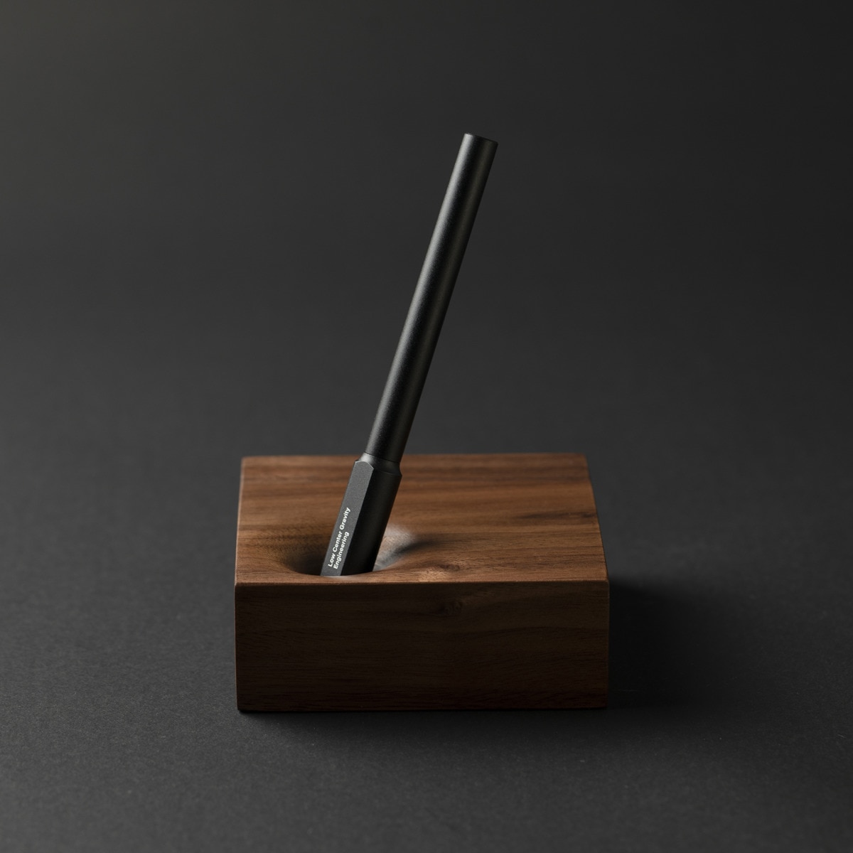Portalápices de escritorio HMM madera de nogal Marrón-16