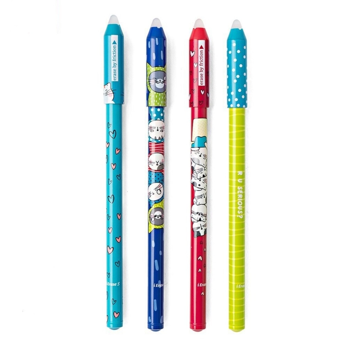 Bolígrafo de gel borrable 0,5mm azul M&G Azul-1