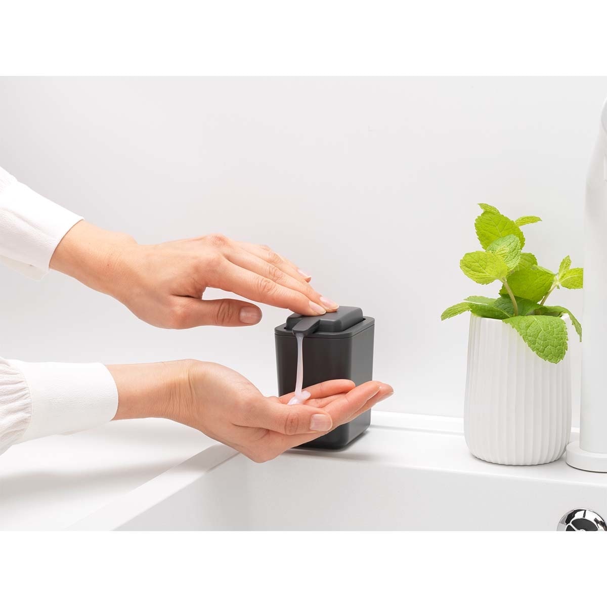 Dispensador de Sabão SinkSide Cinzento-escuro-9