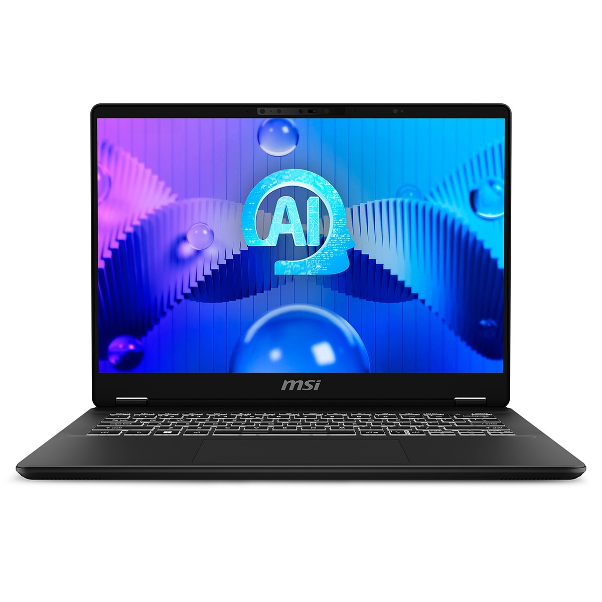 Portátil MSI Prestige 14 AI Studio C1VEG-016ES, Intel Core Ultra 7-155H, 16GB, 1TB SSD, GeForce RTX 4050 6GB, 14", W11 Gris Estrella-1