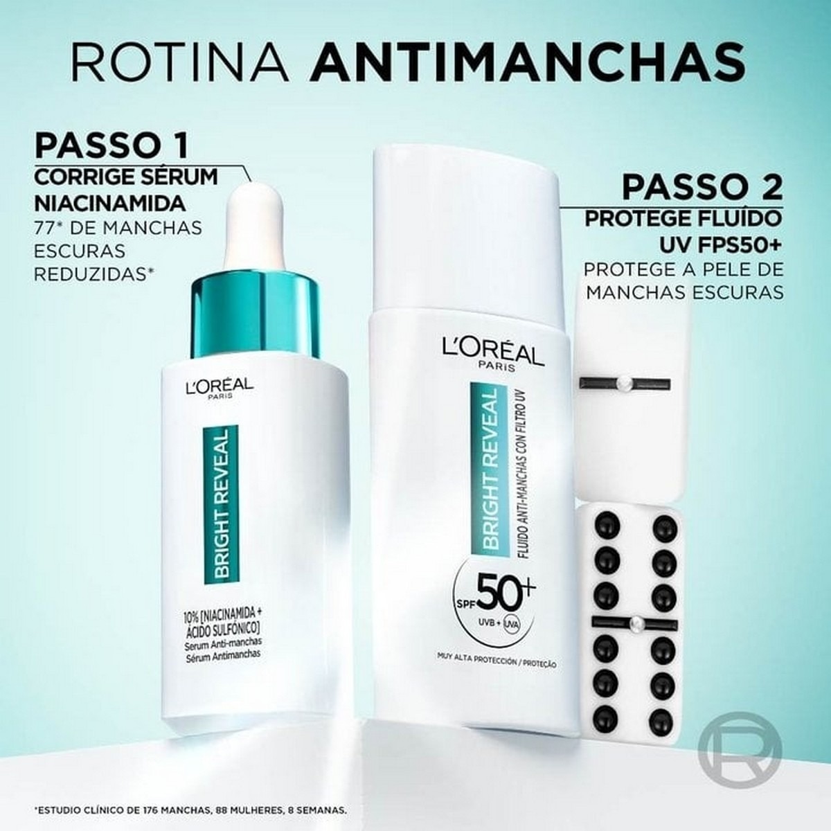 Fluído Hidratante Anti-manchas SPF50+ e Niacinamida Bright Reveal - 50 ml 5