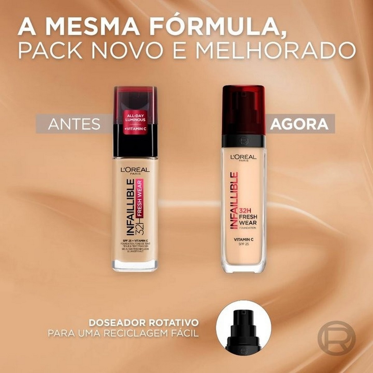 Base de Maquilhagem Infaillible Fresh Wear 32h - 30 ml 310 Warm Undertone-4