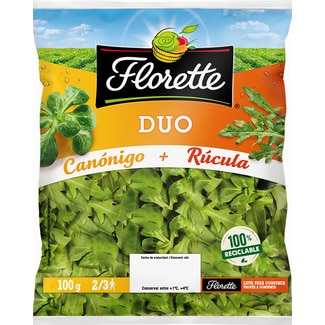 ensalada Duo canónigo + rúcula bolsa 100 g - Florette
