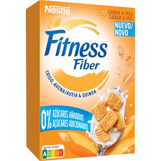Fibra cereales de trigo, avena y quinoa sabor a miel 0% azúcares añadidos paquete 310 g - Nestle