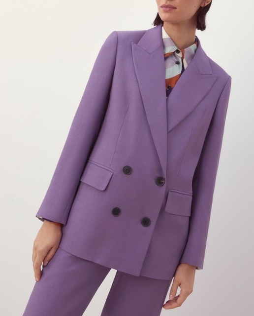 Imagen 0 de Chaqueta de mujer cruzada 4 botones