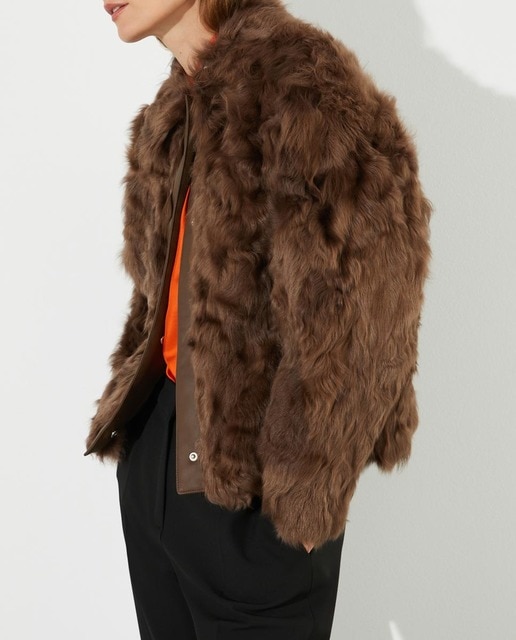 Imagen 0 de Cazadora corta con pelo