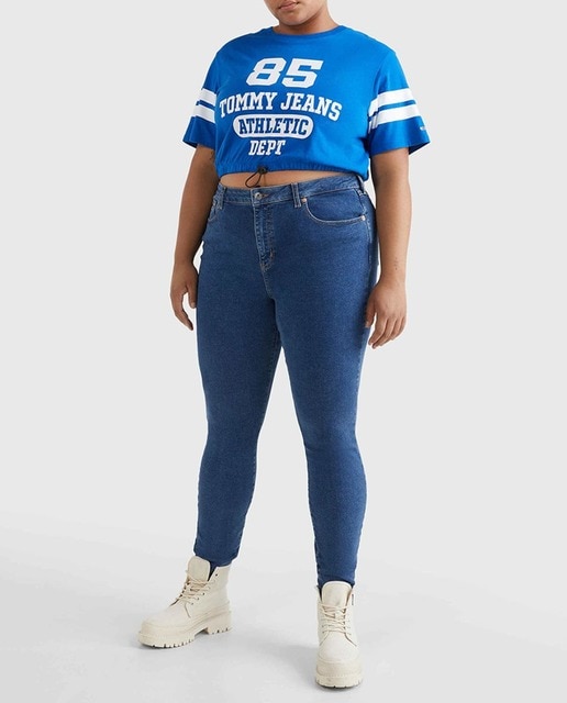 Imagen 0 de Pantalón vaquero de mujer Melany tiro ultra alto y fit super skinny