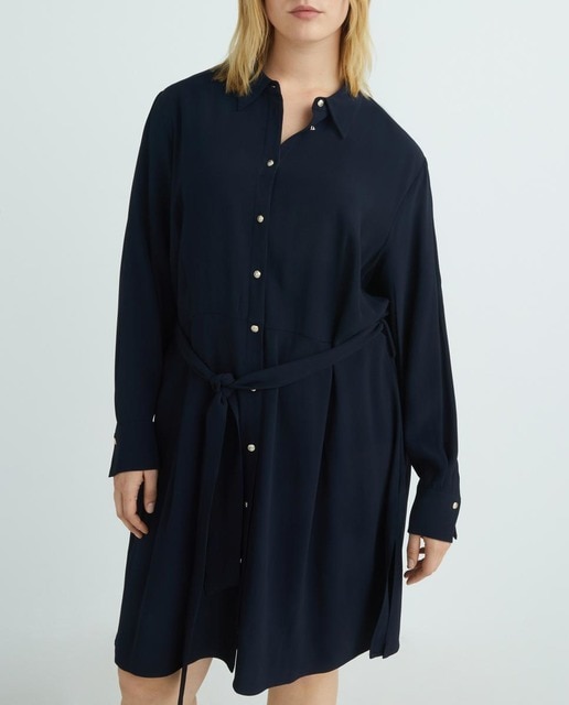 Imagen 0 de Vestido midi manga larga