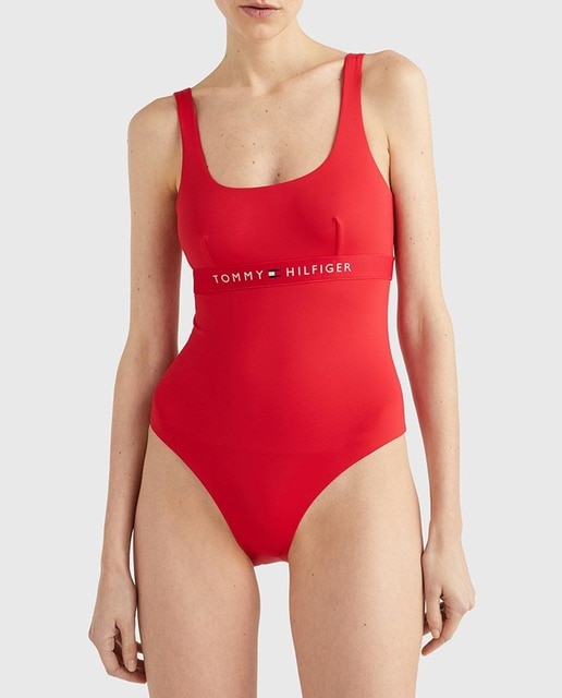 Imagen 0 de Bañador básico liso rojo