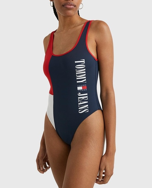 Imagen 0 de Bañador colorblock con maxi logo