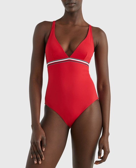 Imagen 0 de Bañador básico liso rojo