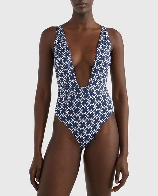 Imagen 0 de Bañador estampado azul