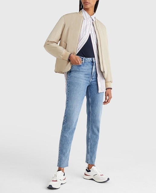 Imagen 0 de Pantalón vaquero de mujer tapered high waist