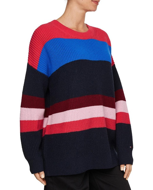 Imagen 0 de Jersey de mujer de cuello redondo y manga larga