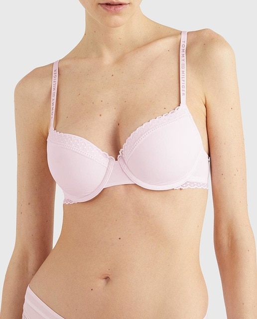 Imagen 0 de Sujetador de copa media con logo tonal