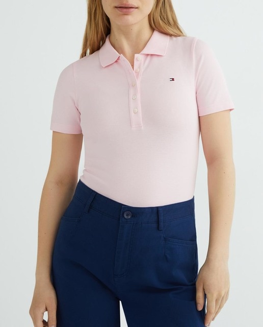 Imagen 0 de Polo de mujer entallado manga corta