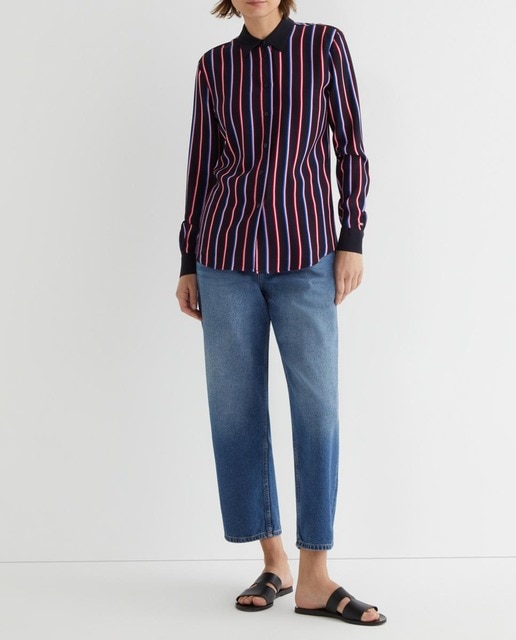 Imagen 0 de Camisa de mujer fluída de manga larga