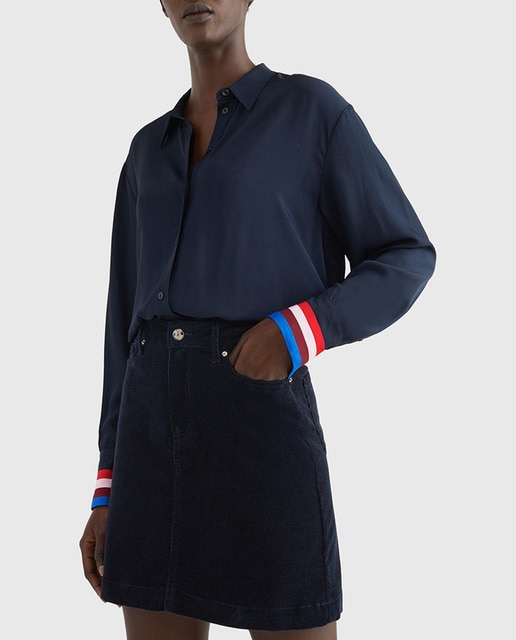 Imagen 0 de Camisa de mujer fluída de manga larga