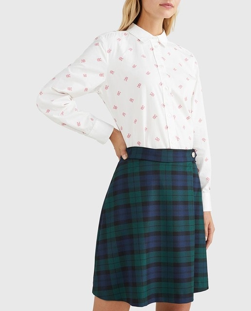 Imagen 0 de Camisa de mujer de corte regular y manga larga