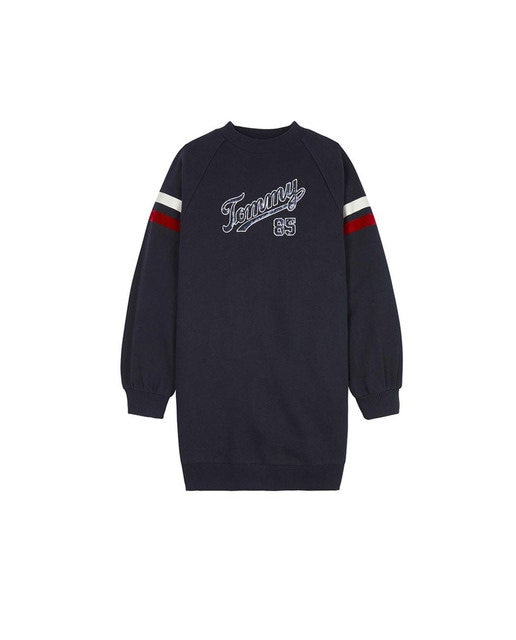 Imagen 0 de Vestido de niña corto sudadera y manga larga