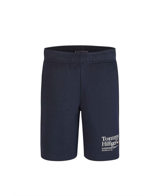 Imagen 0 de Pantalón corto de niño con cintura elástica y logo Tommy