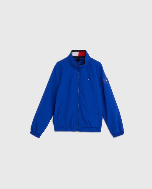 Imagen 0 de Chaqueta de bebé niño con logo bandera  y cuello interior en colores corporativos